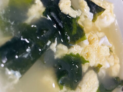 簡単☆3分でできる中華風卵スープ